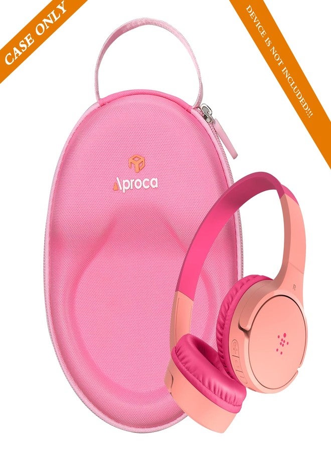 ابروكا علبة تخزين صلبة وردية اللون من أبروكا، لسماعات بيلكن ساوندفورم ميني اللاسلكية بتقنية البلوتوث - Image 5